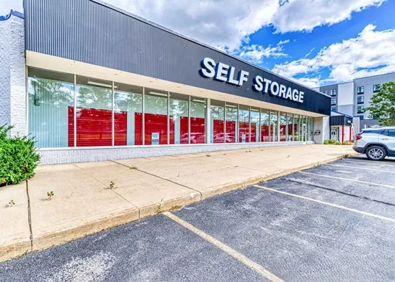 Outside of storage facility in Ann Arbor, MI
