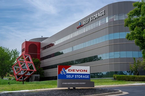 Devon Self Storage - 9186 - Southfield storage facility exterior view