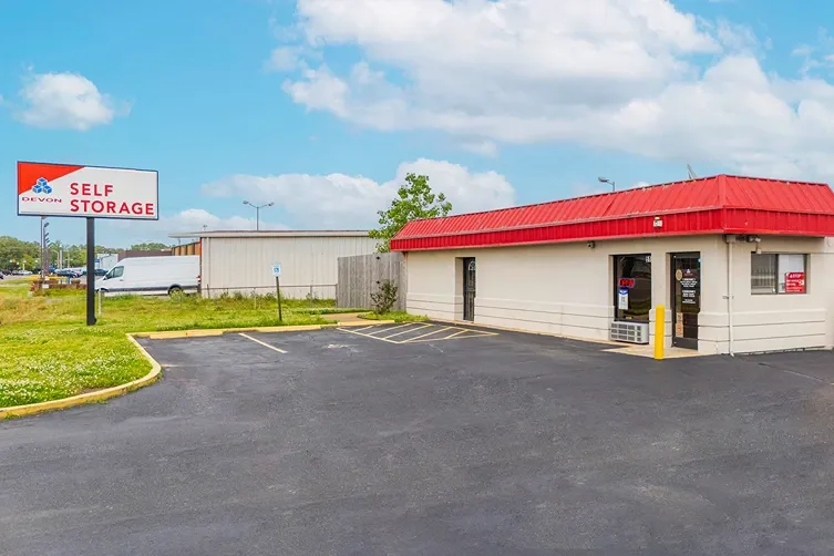 Exterior view of Devon Self Storage Office