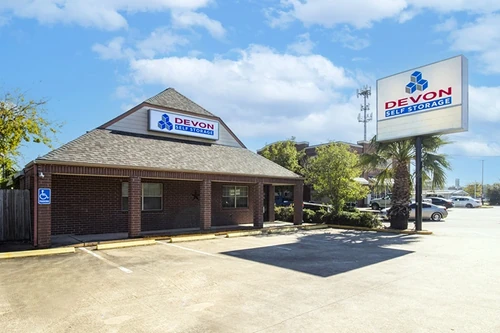 Devon Self Storage - 9275 - Gessner Rd storage facility exterior view
