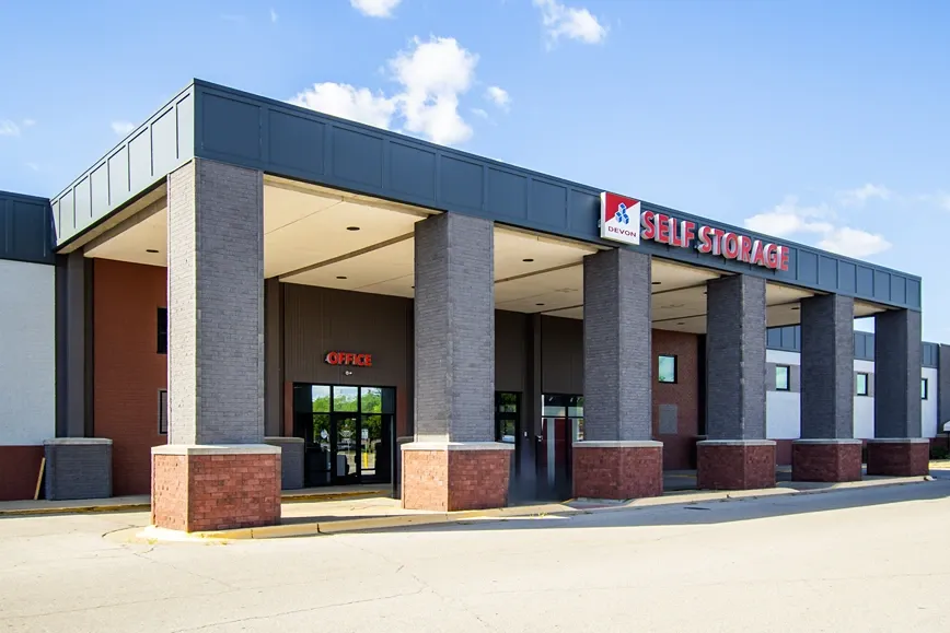 Exterior image of Devon Self Storage office Grand Rapids