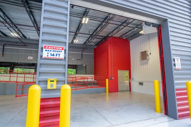 Controlled Access at Southfield Michigan Self Storage facility with drive-up access units