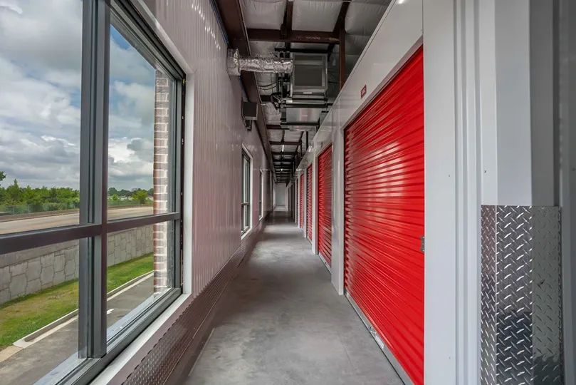 Interior hallway of indoor self storage in St. Louis, MO