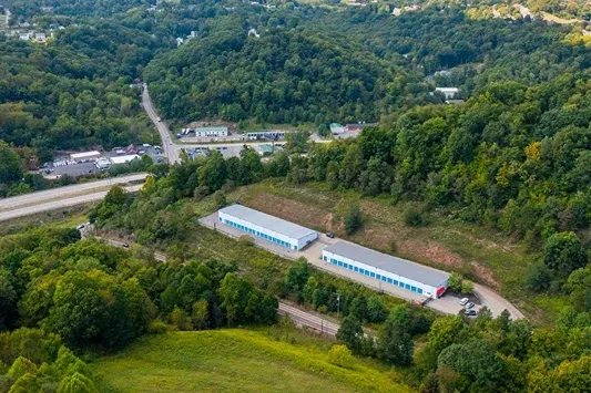 Self Storage in Pittsburgh, PA, aerial view