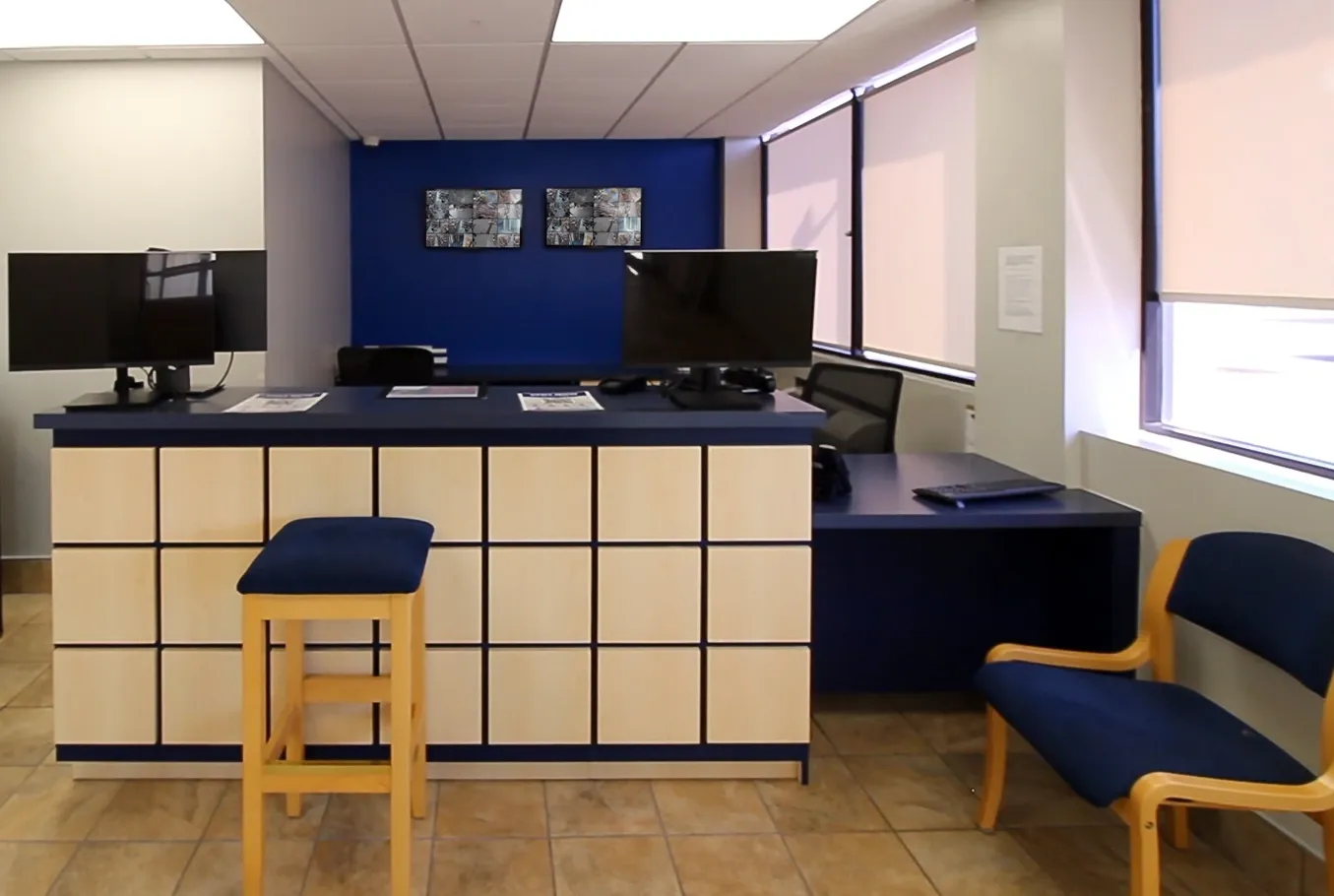 Office area at Devon Self Storage League City