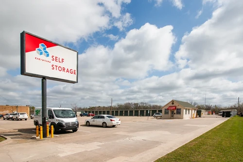 Devon Self Storage - 9109 - Wesley storage facility exterior view