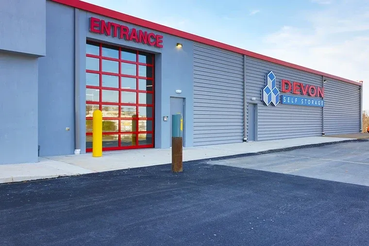 Entrance to Devon Self Storage - Allentown