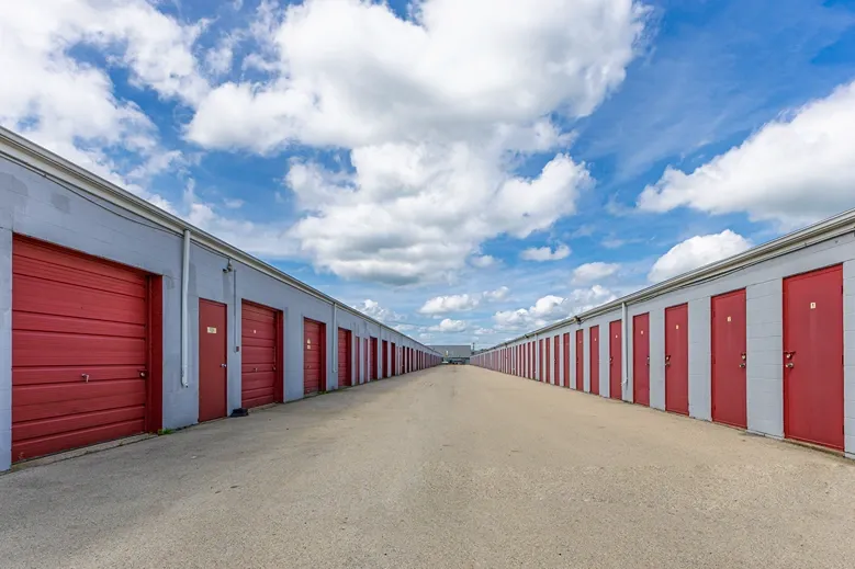 Drive up storage, wide lanes at Storage Units in Urbana, IL