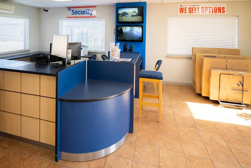 Devon Self Storage in Katy, TX office area