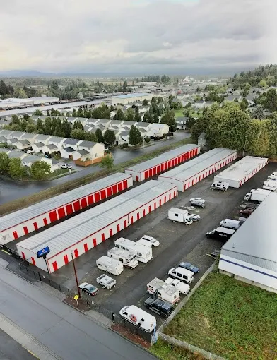 aerial view of storage, Devon Self Storage - Kauffman Ave