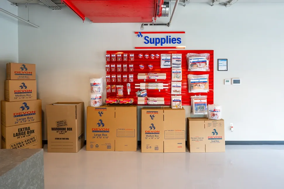 Self Storage packing and moving supplies