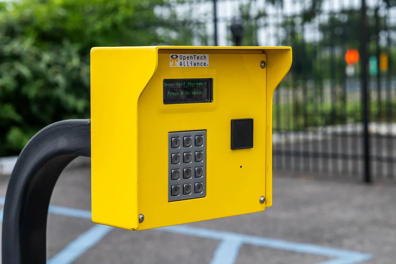 keypad to gated entry at Devon Self Storage - Pennsauken