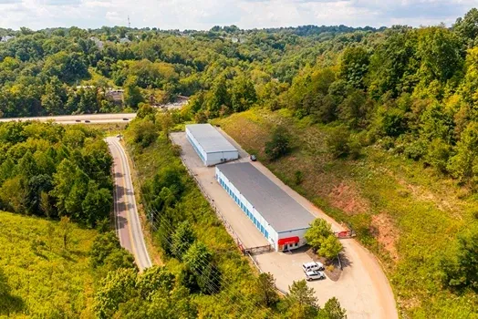 Self Storage in Pittsburgh, PA, aerial view