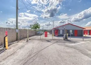 Gated entrance to storage in Kissimmee, Florida