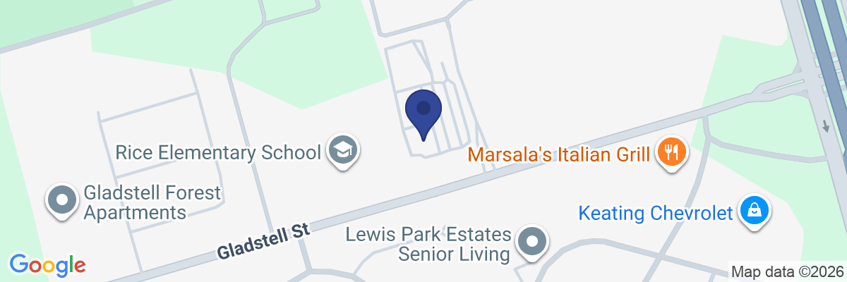 Map showing facility locations