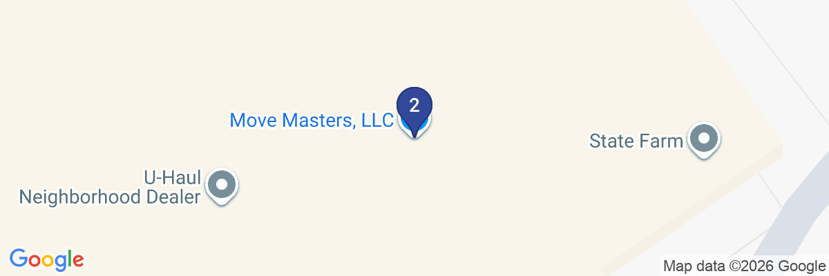 Map showing facility locations