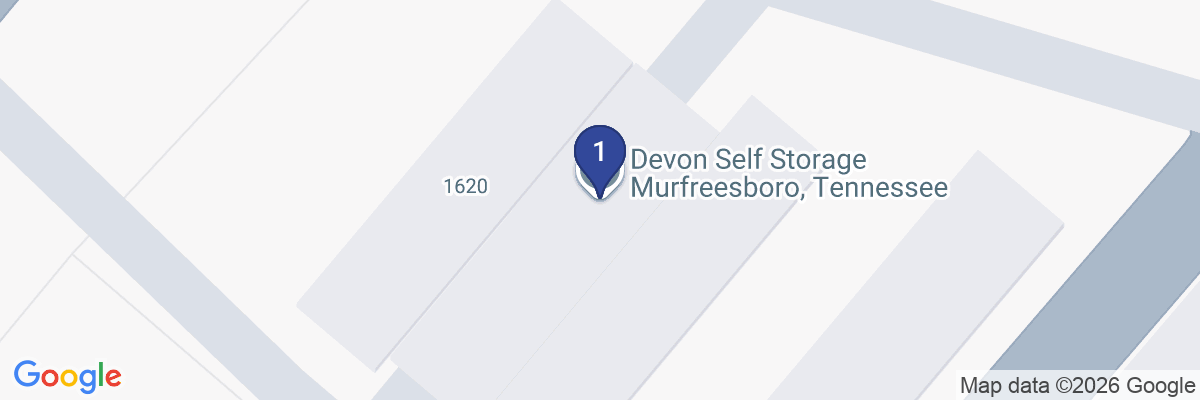 Map showing facility locations
