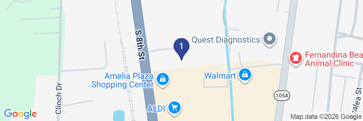 Map showing facility locations