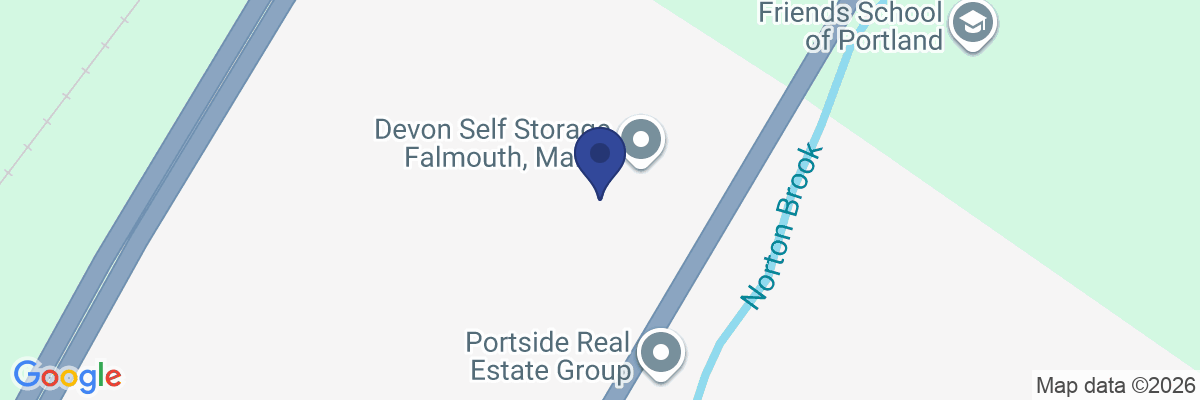 Map showing facility locations