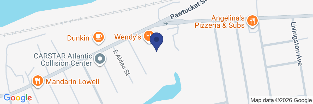 Map showing facility locations