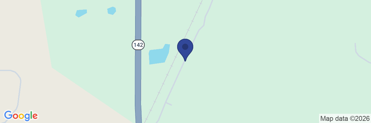 Map showing facility locations