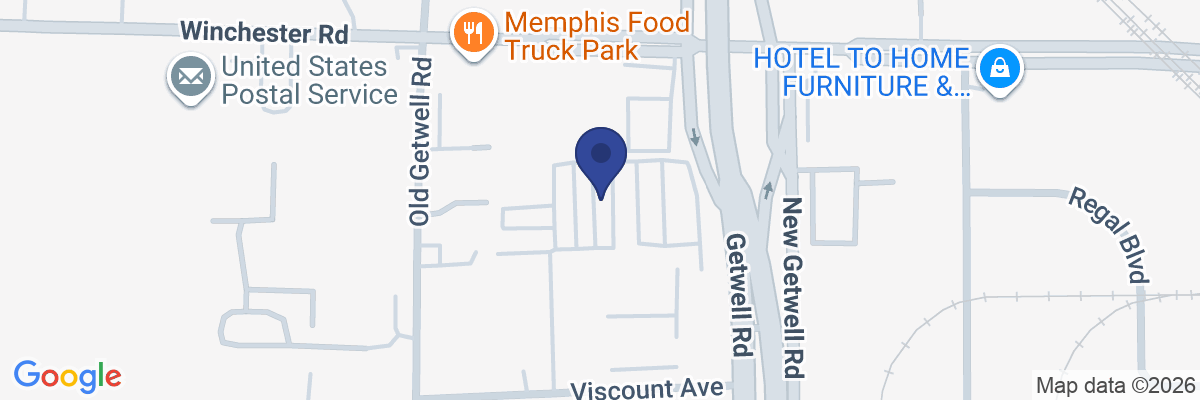 Map showing facility locations
