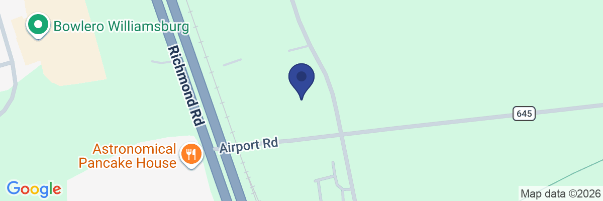 Map showing facility locations