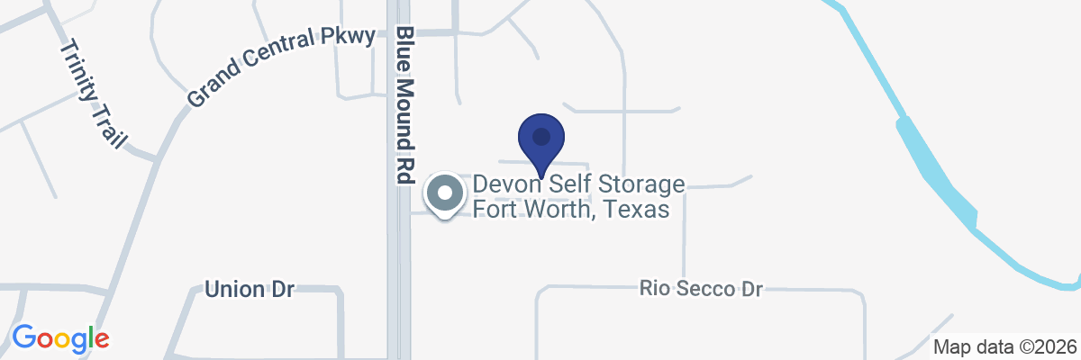 Map showing facility locations