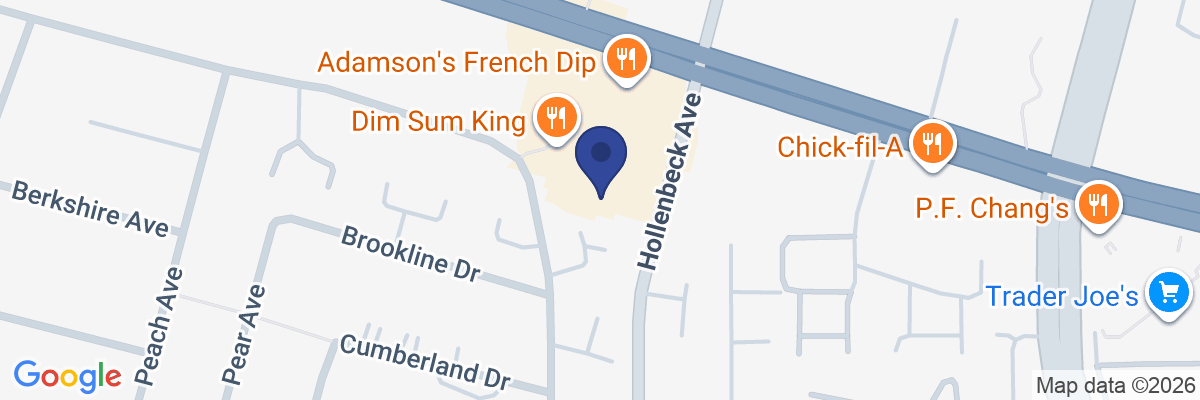Map showing facility locations