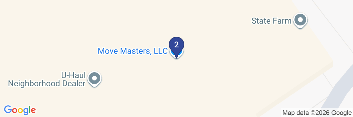 Map showing facility locations