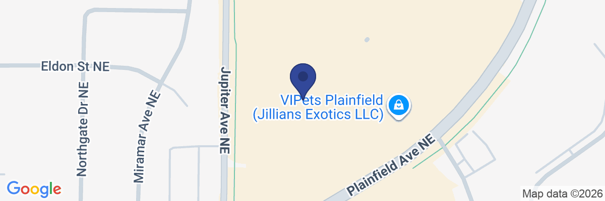 Map showing facility locations