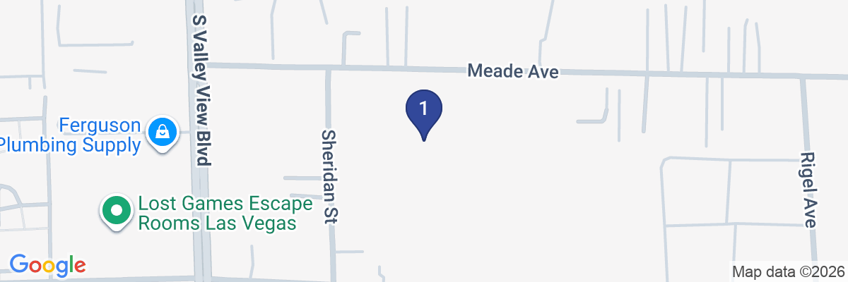 Map showing facility locations