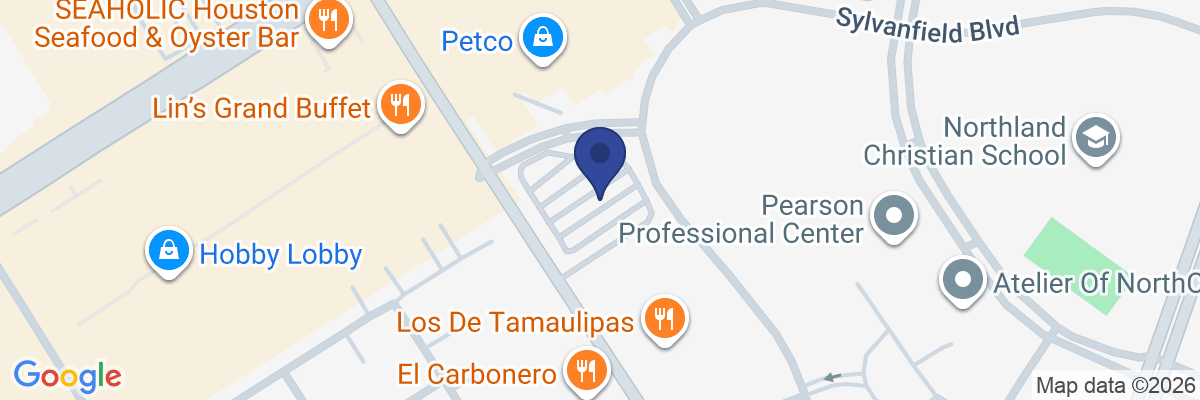 Map showing facility locations
