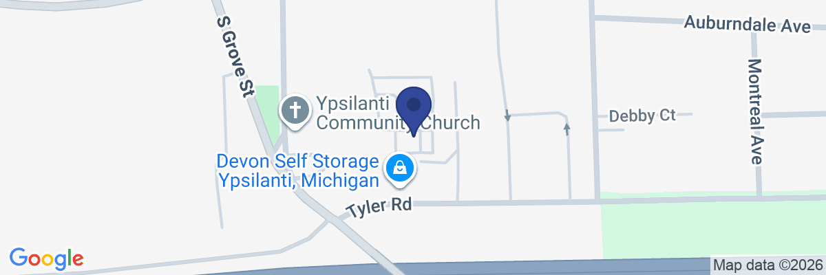 Map showing facility locations