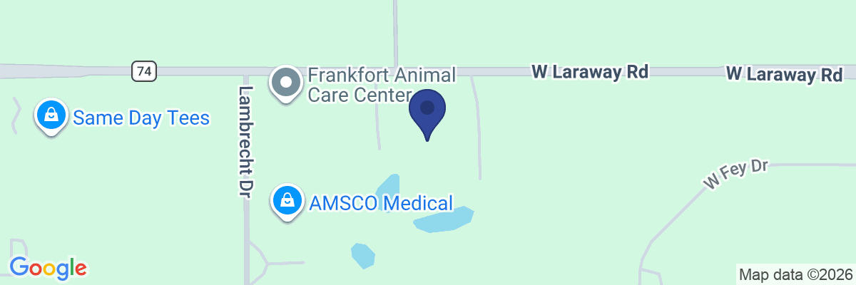 Map showing facility locations