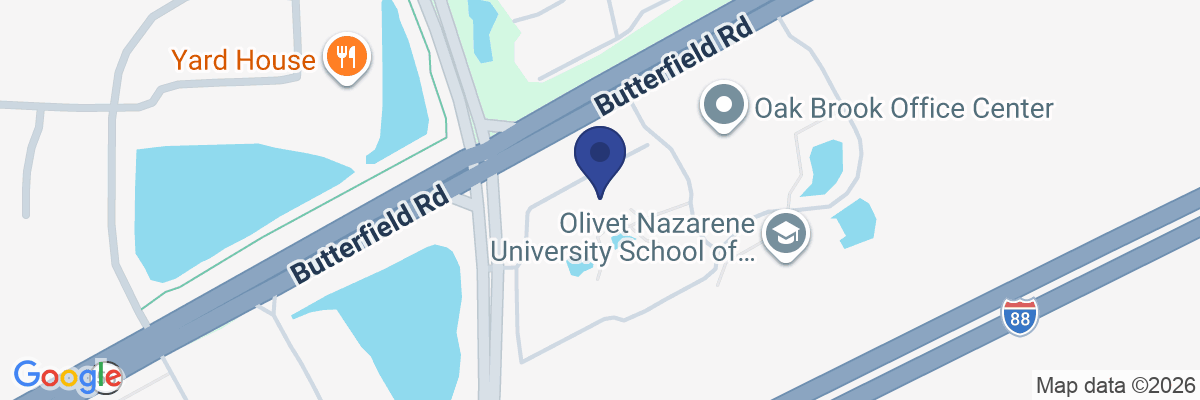 Map showing facility locations