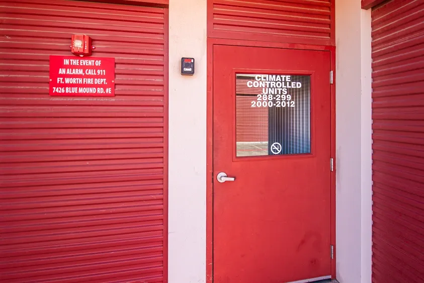 Climate controlled storage units at Devon Self Storage - Fort Worth
