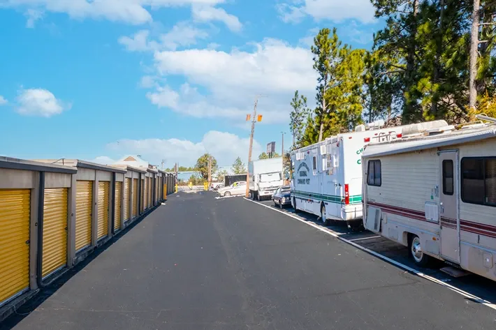 Outdoor, drive up access, parking storage Devon Self Storage - Two Notch Road