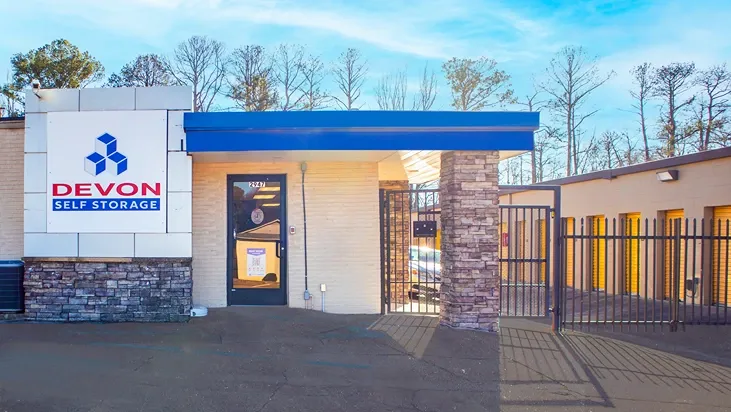 Exterior image of Devon Self Storage office