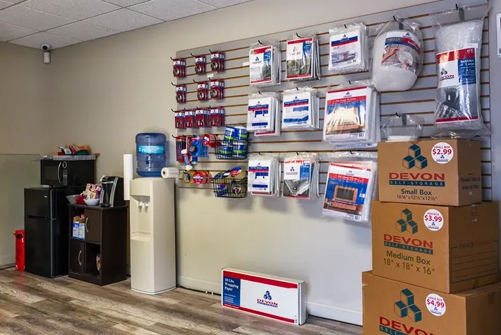 Storage Units in Murfreesboro, TN, storage supplies available