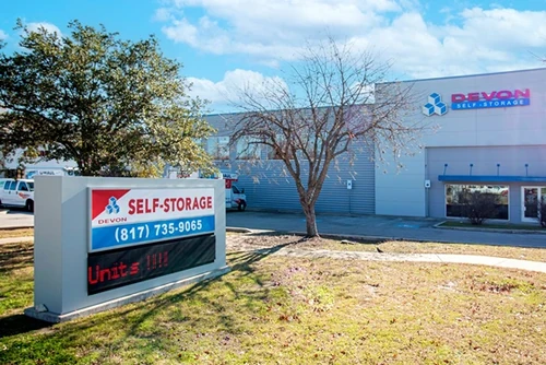 Devon Self Storage - 9008 - Camp Bowie storage facility exterior view