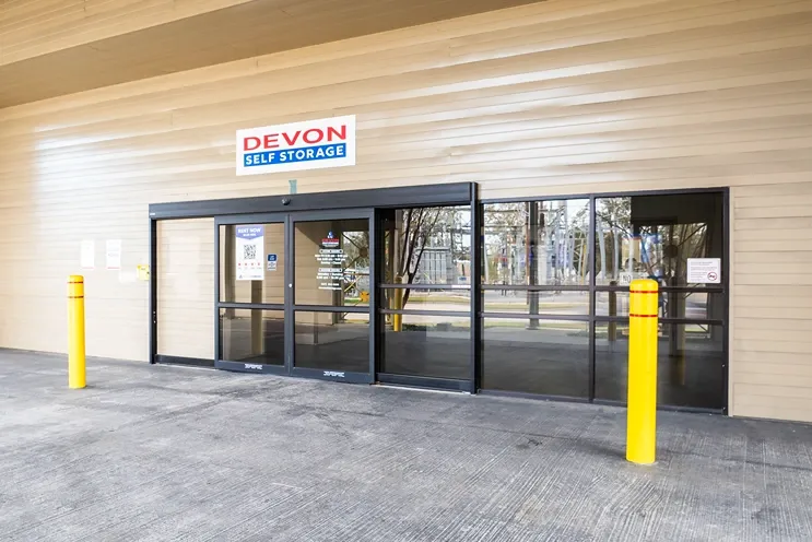 Exterior image of Devon Self Storage office