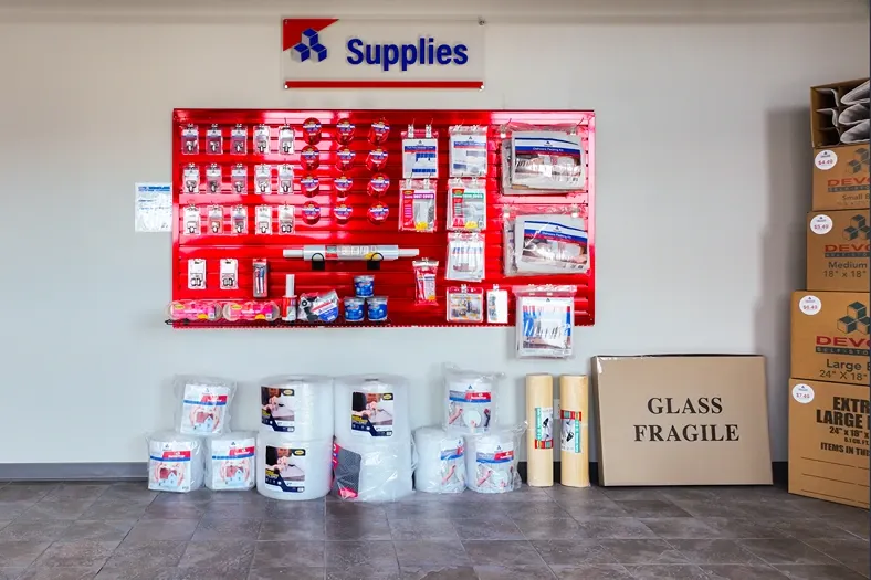 Interior view of Devon Self Storage merchandise Eau Claire