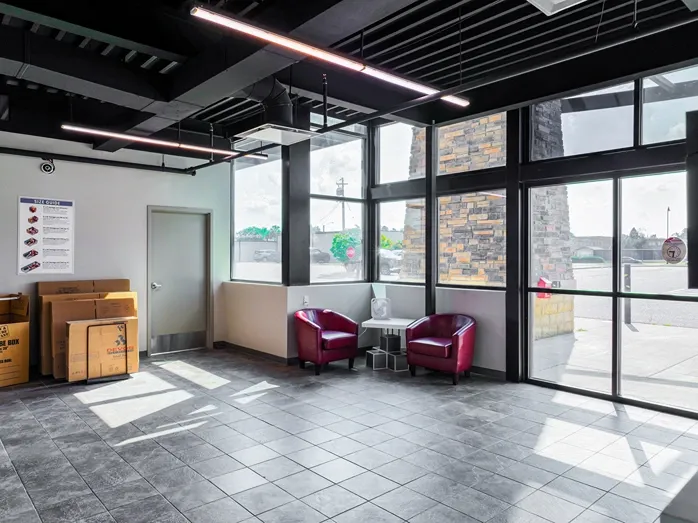Interior image of Devon Self Storage office