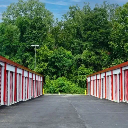 Drive-up units at Devon Self Storage in Macon.