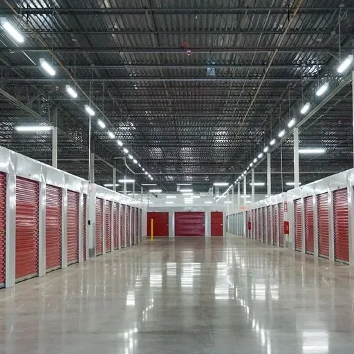 Drive-up units at Devon Self Storage in Macon.