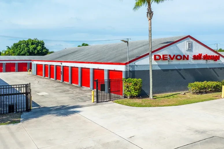 Store front Okeechobee Storage Unit at Devon Self Storage