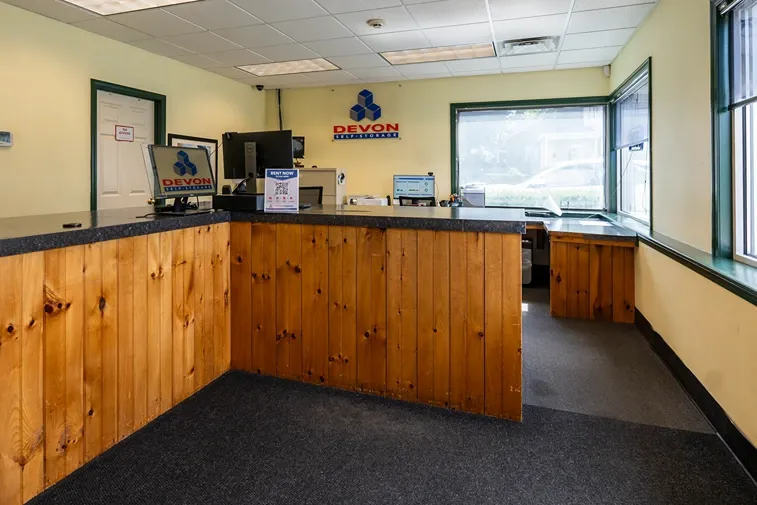 office area at Self Storage Units in Lowell, MA on Duren Ave