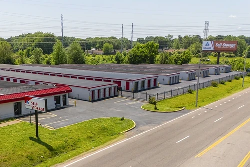 Devon Self Storage - 9111 - American Way storage facility exterior view