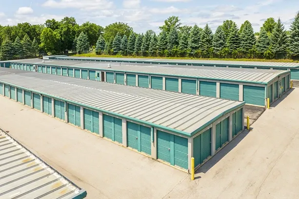Exterior view of storage units Coliseum Blvd